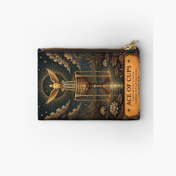 Item preview, Ace of Cups Tarot Card - Mystical Love & Spiritual Connection designed and sold by ArcanaAbsolute.