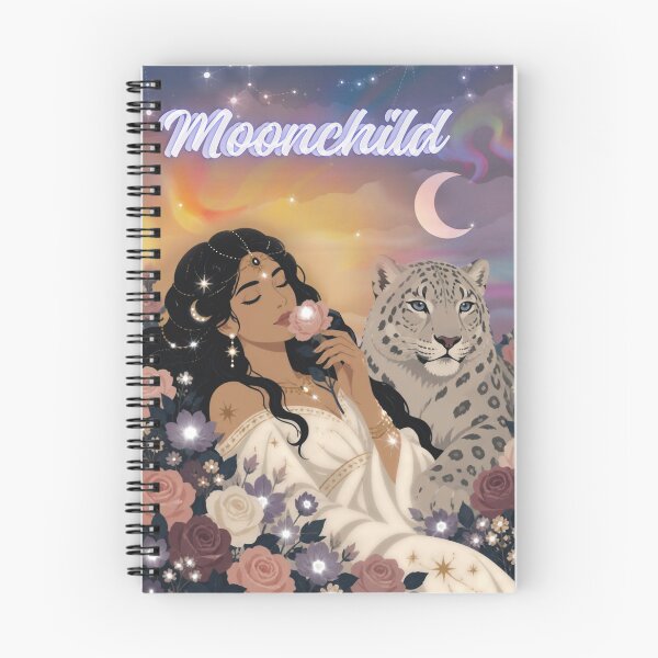 Item preview, Moonchild Celestial Goddess & Snow Leopard designed and sold by NinthLantern.