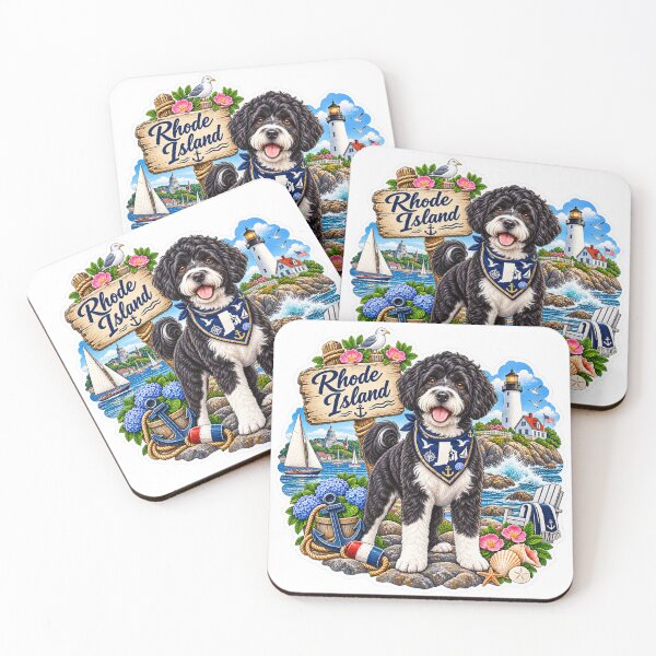 Item preview, Rhode Island Coastal Dog designed and sold by Whimspired By Paxx.