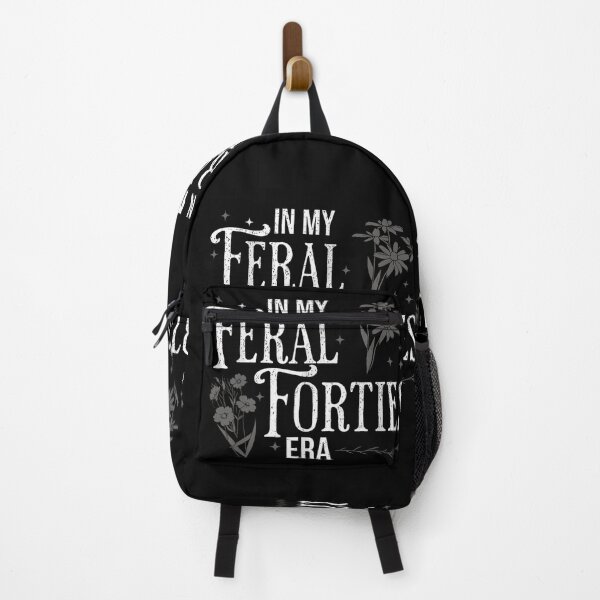 Item preview, In My Feral Forties Era Funny 40th Birthday Vintage Typography designed and sold by CaChimShop.