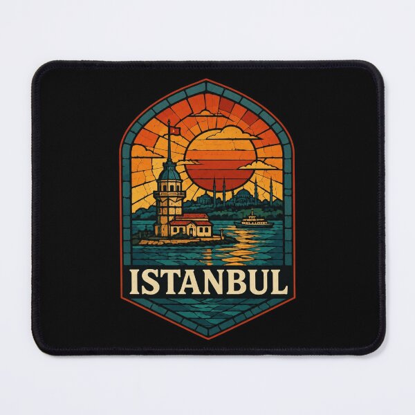 Item preview, Istanbul Turkey Vintage Stained Glass designed and sold by BarnettemarArts.