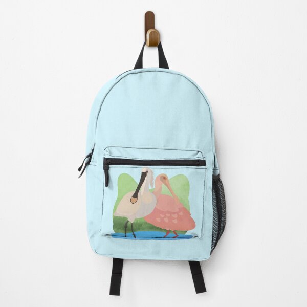 Item preview, Illustration of a Pink Spoonbill and a White Spoonbill designed and sold by FandomizedRose.