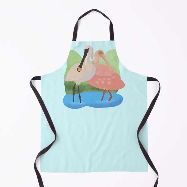 Item preview, Illustration of a Pink Spoonbill and a White Spoonbill designed and sold by FandomizedRose.