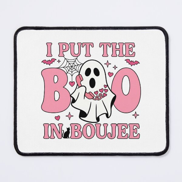 Item preview, I Put The Boo In Boujee Pink Halloween Ghost designed and sold by KroghDs.
