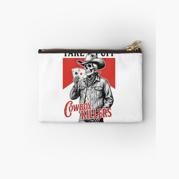 Item preview, Cowboy Killers Skeleton Cowboy Poker Art — Take a Puff Vintage Western Design designed and sold by inkfluenceart.