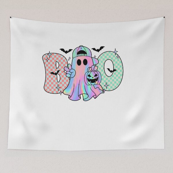 Item preview, Cute Holographic Ghost Halloween Boo designed and sold by KroghDs.
