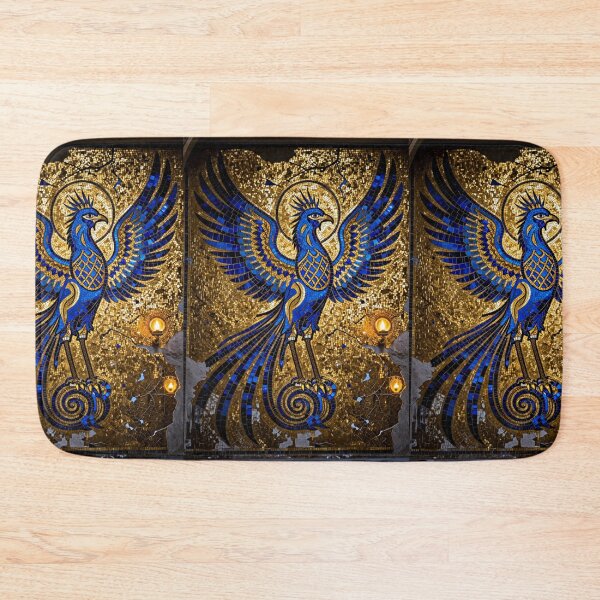 Item preview, Sacred Phoenix Rising Fire Gold Esoteric Art designed and sold by VintageManiac.