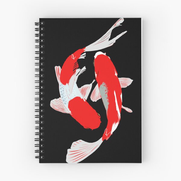 Item preview, Traditional Red Yin Yang Koi Fish Japanese Art designed and sold by Rhapsodic1290.