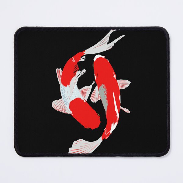 Item preview, Traditional Red Yin Yang Koi Fish Japanese Art designed and sold by Rhapsodic1290.