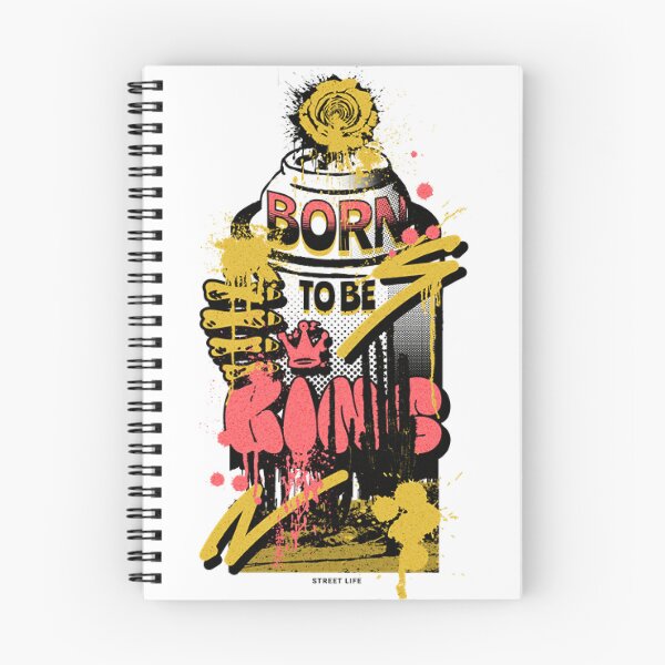 Item preview, Born To Be King Urban Street Art T-Shirt, Graffiti Hip Hop Tee designed and sold by vec4u.