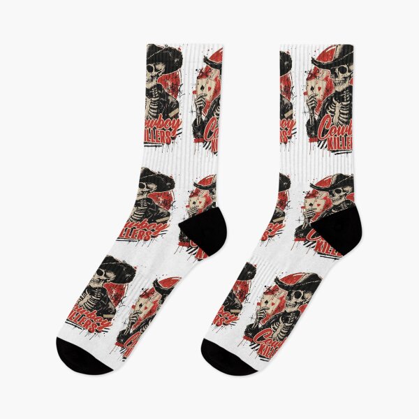 Item preview, Cowboy Killers Skeleton Poker Western Art — Ace's Vintage Grunge Design designed and sold by inkfluenceart.