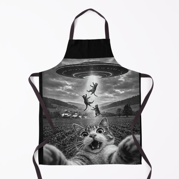 Item preview, Funny Cat UFO Abduction Selfie Alien Tabby Space Meme Design designed and sold by Lexastrong.