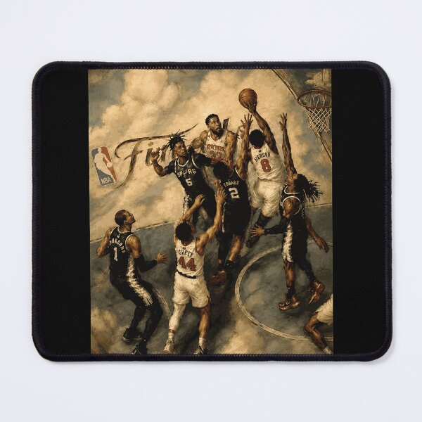 Item preview, Vintage Basketball Game Art designed and sold by KellyKing71823.