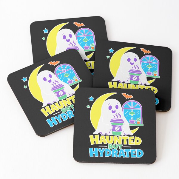Item preview, Funny Halloween Ghost Coffee | Haunted but Hydrated designed and sold by Uglyandcute.