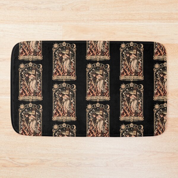 Item preview, Girl Will Be Girls Witch Cigarette Burning Tarot Card Women designed and sold by Strow--bary.