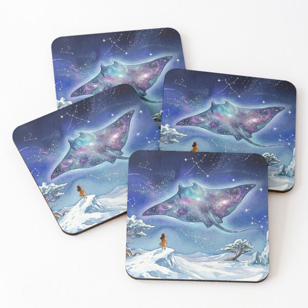 Item preview, Celestial Stingray Starlit Winter designed and sold by Dreamic.Art.