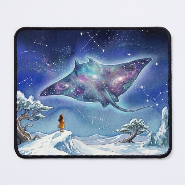 Item preview, Celestial Stingray Starlit Winter designed and sold by Dreamic.Art.