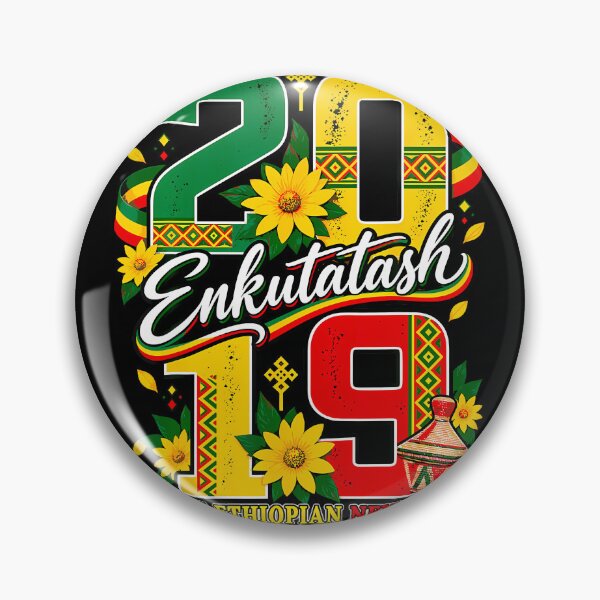 Item preview, 2019 Enkutatash Ethiopian New Year Meskerem Ethiopia Flag designed and sold by Strow--bary.