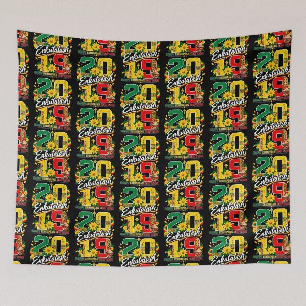 Item preview, 2019 Enkutatash Ethiopian New Year Meskerem Ethiopia Flag designed and sold by Strow--bary.