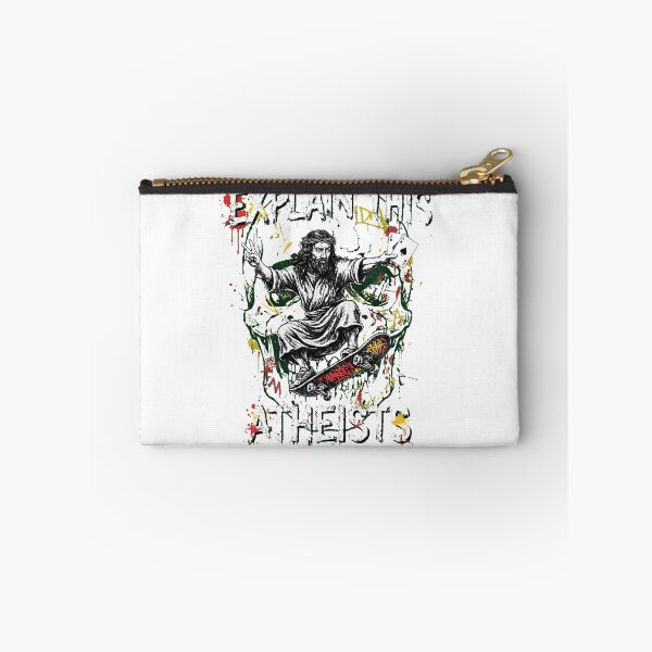 Item preview, Explain This Atheists Poker Jesus Skateboard Art Poker T-shirt designed and sold by inkfluenceart.