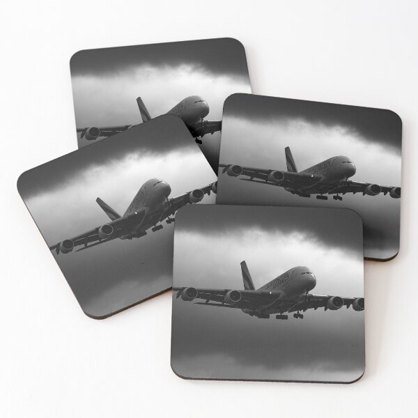 Item preview, Emirates Superjumbo in Black and White designed and sold by Skyframe Aviation.