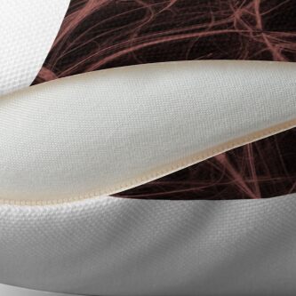 Alternate view of COLOUR OF THE YEAR 2015 | MARSALA | PATTERN DESIGN | MARSALA LIGHTNING STORM Throw Pillow