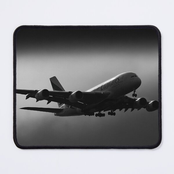 Item preview, Emirates A380 - Aviation in Monochrome designed and sold by Skyframe Aviation.