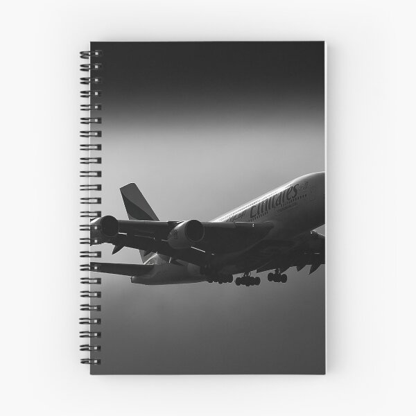 Item preview, Emirates A380 - Aviation in Monochrome designed and sold by Skyframe Aviation.