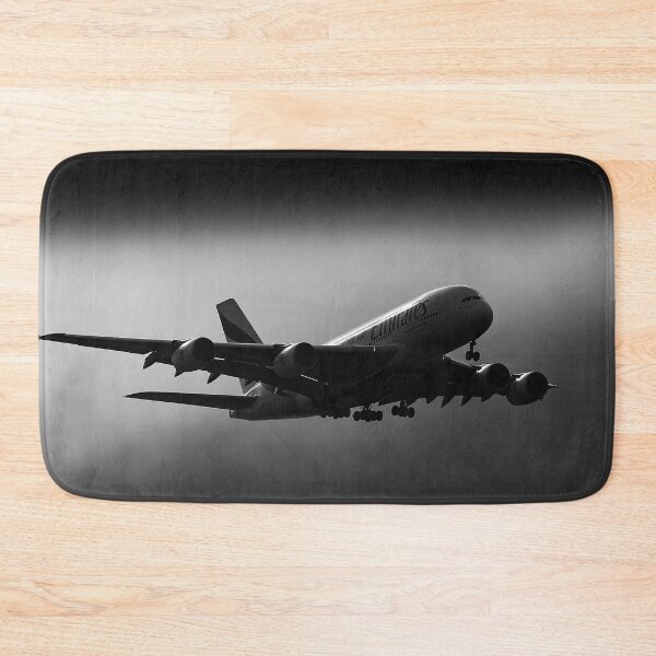 Item preview, Emirates A380 - Aviation in Monochrome designed and sold by Skyframe Aviation.