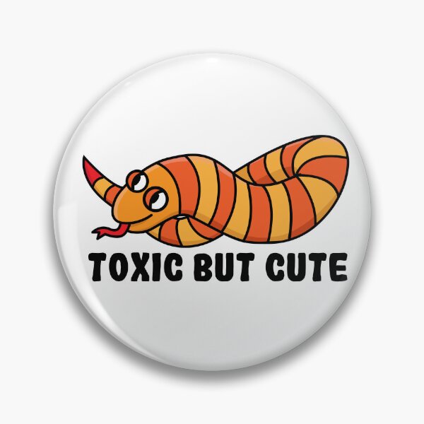 Item preview, Toxic But Cute | Funny Snake Character designed and sold by Creatory.studio.