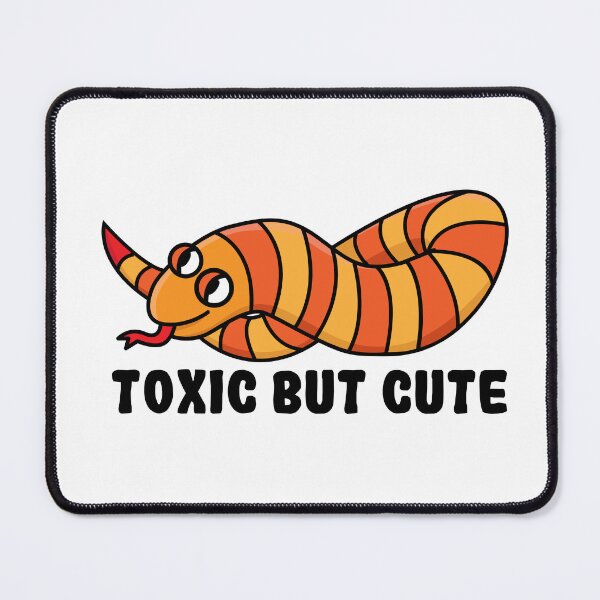 Item preview, Toxic But Cute | Funny Snake Character designed and sold by Creatory.studio.