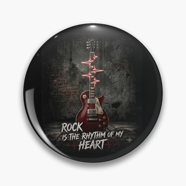 Item preview, Rock is the Rhythm of My Heart | Vintage Electric Guitar ECG T-Shirt designed and sold by ArthurShu.