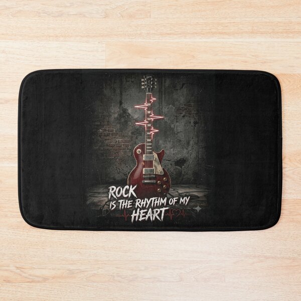 Item preview, Rock is the Rhythm of My Heart | Vintage Electric Guitar ECG T-Shirt designed and sold by ArthurShu.