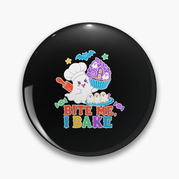 Item preview, Cute Halloween Ghost Baker | Bite Me I Bake designed and sold by Uglyandcute.