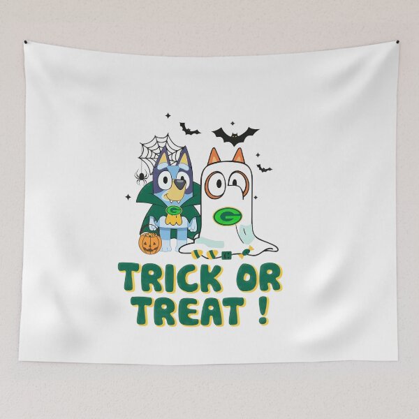 Item preview, Bluey Bingo Halloween Trick Treat Green Bay Packers designed and sold by ew7987049.