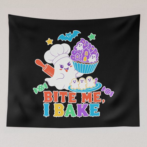 Item preview, Cute Halloween Ghost Baker | Bite Me I Bake designed and sold by Uglyandcute.