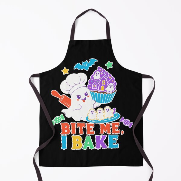 Item preview, Cute Halloween Ghost Baker | Bite Me I Bake designed and sold by Uglyandcute.