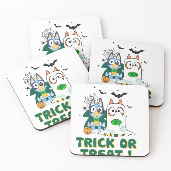 Item preview, Bluey Bingo Halloween Trick Treat Green Bay Packers designed and sold by ew7987049.