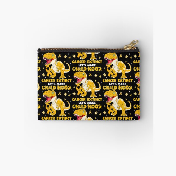 Item preview, Let'S Make Childhood Cancer Extinct Cute Yellow Dinosaur Kid designed and sold by Strow--bary.