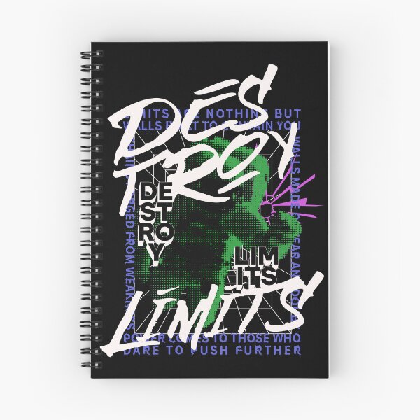 Item preview, Destroy Limits Glitch Streetwear T-Shirt, Cyberpunk Graphic designed and sold by vec4u.