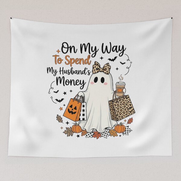 Item preview, On My Way To Spend My Husbands Money Ghost designed and sold by KroghDs.