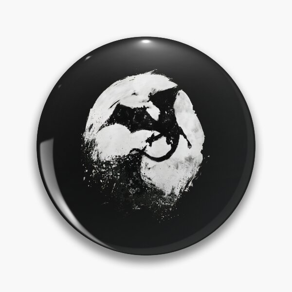 Item preview, Dragon Moon Abstract Ink Wash  designed and sold by CHARLHEELER.