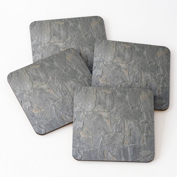 Item preview, Rustic Gray Stone Slates Minimalist Natural Photo and Webcam Backdrop HD designed and sold by bard-art.