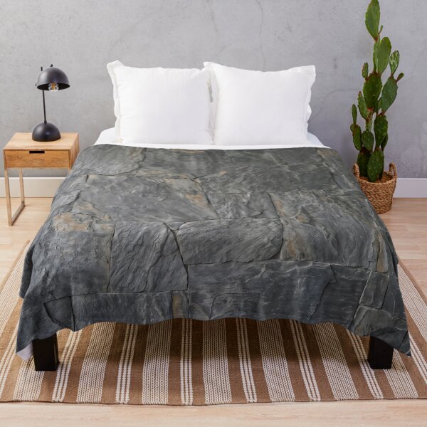 Item preview, Rustic Gray Stone Slates Minimalist Natural Photo and Webcam Backdrop HD designed and sold by bard-art.
