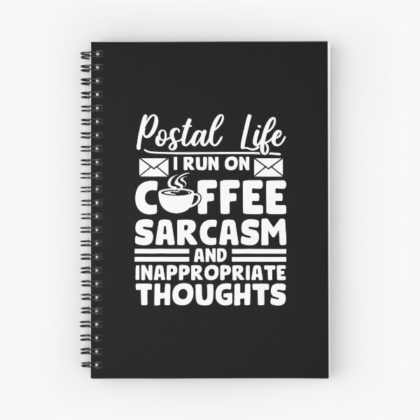 Item preview, Postal Life Coffee Sarcasm Inappropriate Thoughts designed and sold by baleskryaco.
