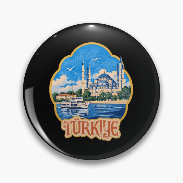 Item preview, Turkiye Travel Vintage Istanbul Turkey Blue Mosque designed and sold by BarnettemarArts.