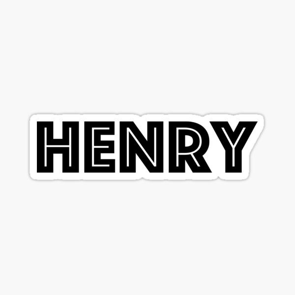 Item preview, Font Name Henry designed and sold by PM-Names.