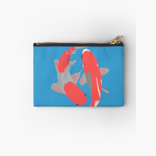 Item preview, Vibrant Red Yin Yang Koi Fish Japanese Art designed and sold by Rhapsodic1290.