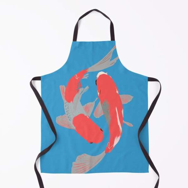 Item preview, Vibrant Red Yin Yang Koi Fish Japanese Art designed and sold by Rhapsodic1290.