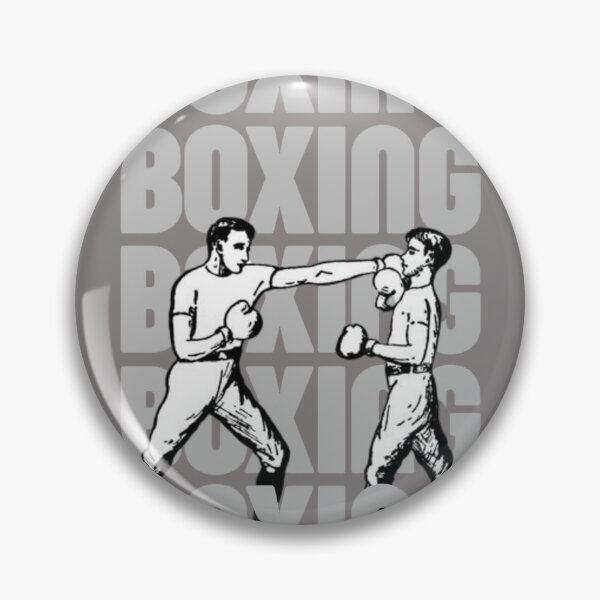 Artikelvorschau, Vintage Box-T-Shirt / Retro-Boxer-T-Shirt mit Illustration und wiederholbarem Text entworfen und verkauft von PodunkClothing.